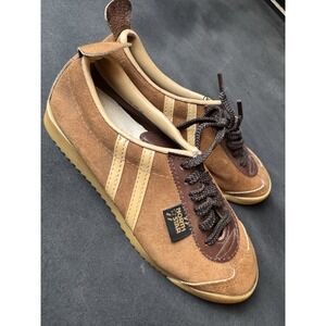 Vintage 1970s North Star Brown Sneakers Deadstock NOS Retro Athletic Shoe US 3